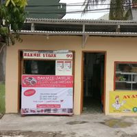 outside at Bakmie Jamur in Jakarta