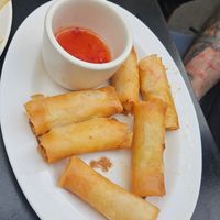 Spring rolls at Chinese Noodle House in Haymarket