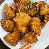 Spicy aubergines- also greasy but good  #Veganuary at Chinese Noodle House in Haymarket