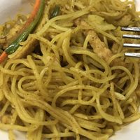 Singapore Mai Fun - My FAVORITE！ o(^▽^)o  their tofu tastes like chicken curry  at Amituofo Vegan Cuisine in Brooklyn