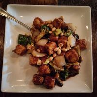 Kung Pao Tofu at Amituofo Vegan Cuisine in Brooklyn