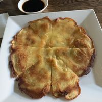 Scallion pancake   at Amituofo Vegan Cuisine in Brooklyn