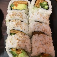 Veg roll with fried bean curd at Shinsei Sushi in Bend