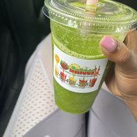 Sweet green smoothie  at Just Pic'd Juices in Norfolk
