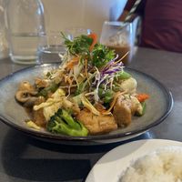 Lemongrass stir fry with tofu   at Jasmine Thai  in Twizel