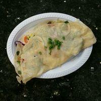 vegan zesty crepe at The Little Crepe Lounge in Redcliffe