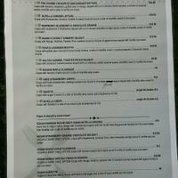 menu 1 at The Little Crepe Lounge in Redcliffe