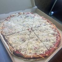 Vegan cheese   at Dimond Slice Pizza in Oakland