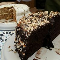 cakes  at The Lazy Leek in Cardiff