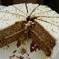 cake at The Lazy Leek in Cardiff