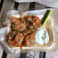 Cauliflower buffalo wings at The Lazy Leek in Cardiff