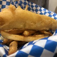 Phish and chips  at Planted in Hamilton in Hamilton