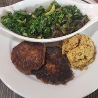 Breakfast combo w Kale & Onions at Planted in Hamilton in Hamilton