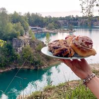 The best pastry I ever tried  at Zaczyn in Krakow