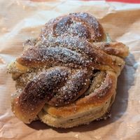 Cardamon roll at Zaczyn in Krakow