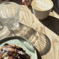 Oat cappuccino  at Zaczyn in Krakow