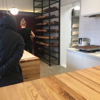 Behind the counter  at Zaczyn in Krakow