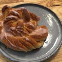 cinnamon roll at Zaczyn in Krakow