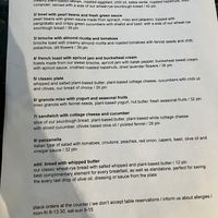 Menu - changes not infrequently I believe  at Zaczyn in Krakow