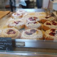 Custard bun at Zaczyn in Krakow