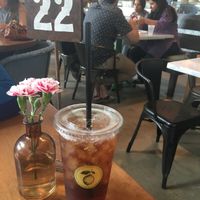 Refreshing fresh made iced tea, with free refills  at Flower Child - Downtown in Austin
