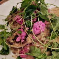 Jerk-Roasted Cauliflower (Dine Downtown '24 vegan option) #Veganuary at Hook and Ladder in Sacramento