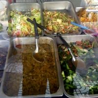 many options at Pad Pak J - Food For Health in Bangkok