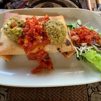 Vegan Chimichangas! at Gringo's Cantina in Surat Thani