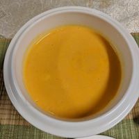 Pumpkin soup at Hoa Nghiem in Hue