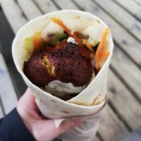 Fresh falafel!! at The Falafia in Hull