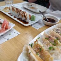 Vegan dumblings at Dareshasu in Tenerife