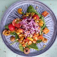Mixed Vegetable Salad at Karls Kraut in Luzern