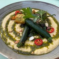 Zucchini flowers at Karls Kraut in Luzern