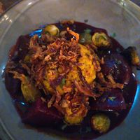 Randen-Pfeffer mit Spätzli at Karls Kraut in Luzern