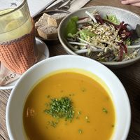  Carrot soupp  at Karls Kraut in Luzern