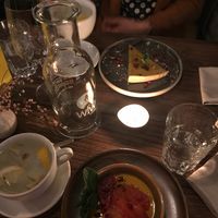 Vegan Lemon Tart und Vegan Safran Pannacotta  at Karls Kraut in Luzern