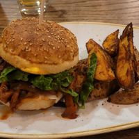 Pilz-Burger at Karls Kraut in Luzern