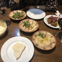 Mezze dishes to share at Mount Lebanon in Sheffield