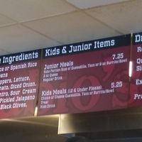 Diablo's Menu at Diablo's Southwest Grill in Augusta