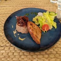 Faux gras at La Part du Colibri in Crest