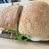 Tofu sandwich ciabatta   at Knead in Hong Kong Island
