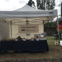 Greek food stall at Vegan Market of Melbourne in St Kilda