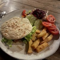 tempe burger  at Dragonfly Cafe in Ubud