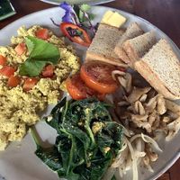 tofu scramble breakfast   at Dragonfly Cafe in Ubud
