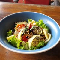 Gebratenes Gemüse at Dragonfly Cafe in Ubud