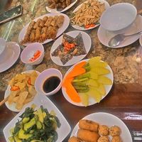 Selected 10 dishes for 3 people, 100.000VND/each ~~ at Nhat Tam in Hanoi