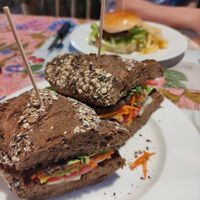 Vegan baguette at Homemade Burgers and Sandwiches in Koh Samui