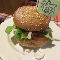 Vegan burger  at Homemade Burgers and Sandwiches in Koh Samui