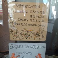 Opening hours (Saturday hours will change similar to weekday hours I was told, search on google for the real opening hours: "Ravensburg Mandala vegan") at Mandala in Ravensburg