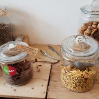 Jars of dried things at Hetu in South West London